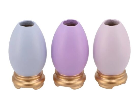 easter eggcited vase lila ass p/1 8x8x15
