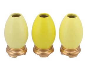 EASTER EGGCITED VASE YELLOW ASS P/1 8X8X
