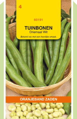 tuinboon driemaal wit 100g