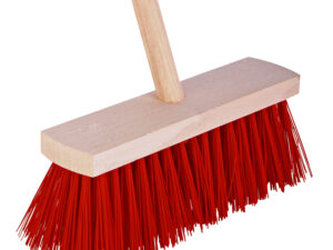 Bezem rood incl. steel