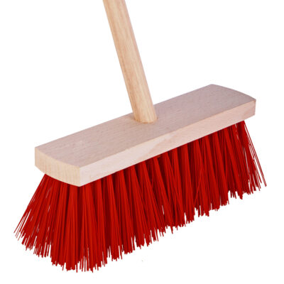 bezem rood incl. steel
