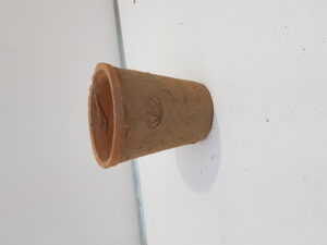 aged terracotta pot rond s/s