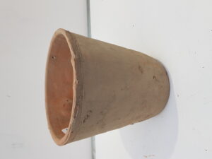 aged terracotta pot rond s/l