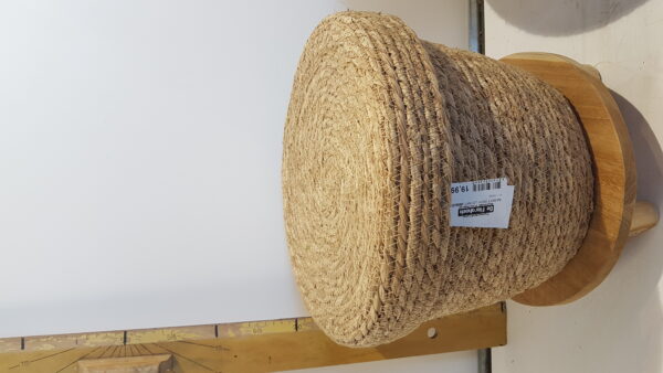 Basket with lid natural d37h28cm – set3