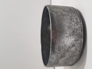 bowl grunge rnd d122h10,5 zilver