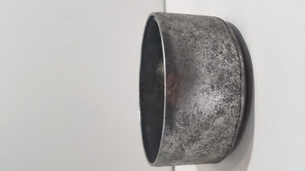 bowl grunge rnd d122h10,5 zilver