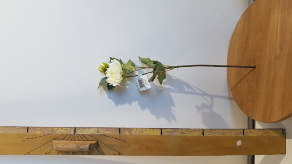dahlia l40cm wit