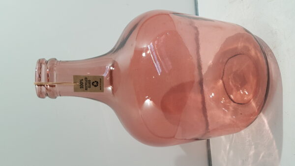 Fles carafe d7.5/28 h42cm oud roze (12.0l)
