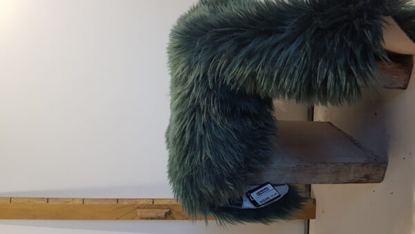 Floormat fake fur 60x90cm dark green