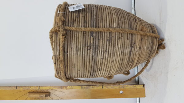 Hanging basket stripe with rope d30h40cm