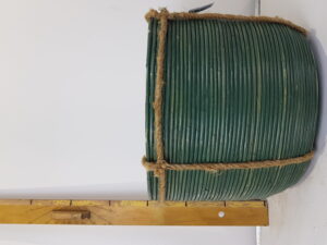 Hanging basket strp rope d40h30 olive