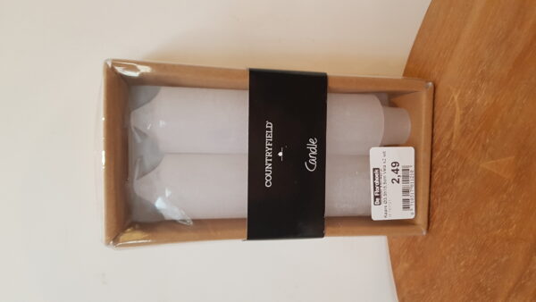 kaars ø3,5h15,5cm vela s2 wit