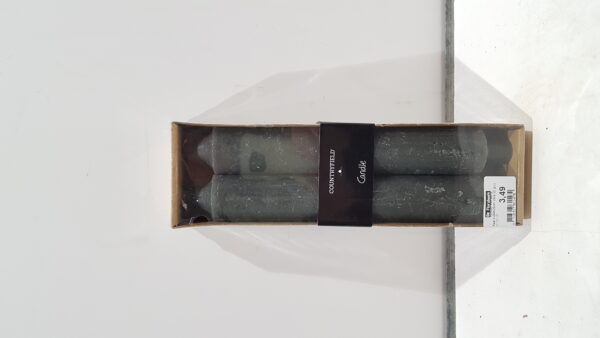 kaars ø4h25cm vela s2 grijs