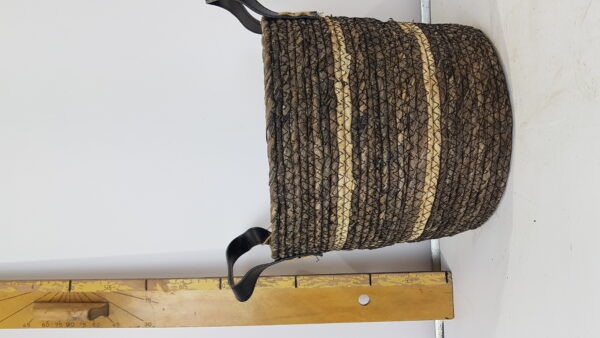 mand ambon zwart m/plastic liner d28 h24cm