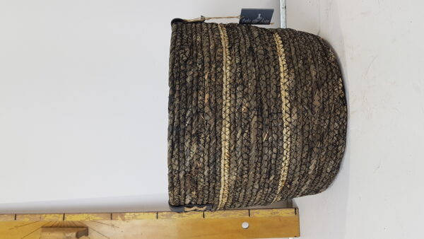 mand ambon zwart m/plastic liner d32 h28cm