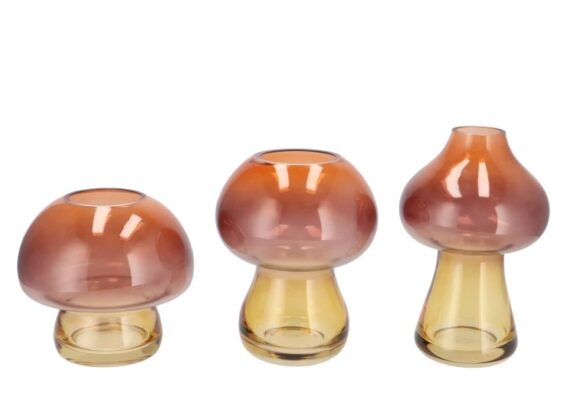 nova autumn spices vase mushroom narrow