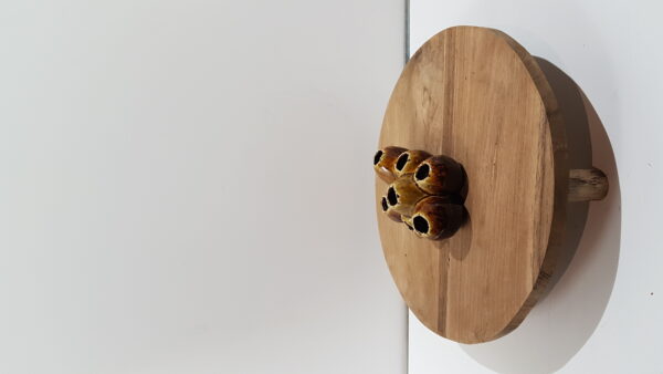 Planter Kiki geel D18x11 H8