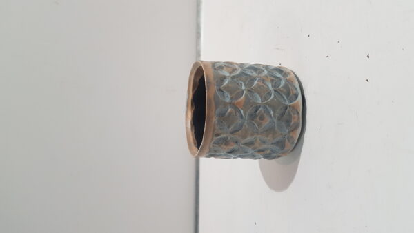 Pot Carol blauw D7 H7