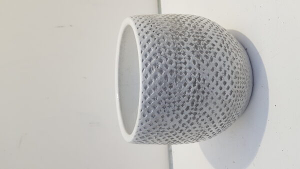 Pot sabine d20 h17cm wit