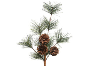 spray pinecones binnen l7-w12-h30cm - gr