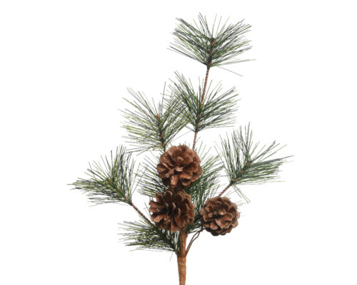 spray pinecones binnen l7-w12-h30cm – gr