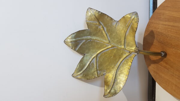 tray fig leaf l29.0w26.5h5.5goud