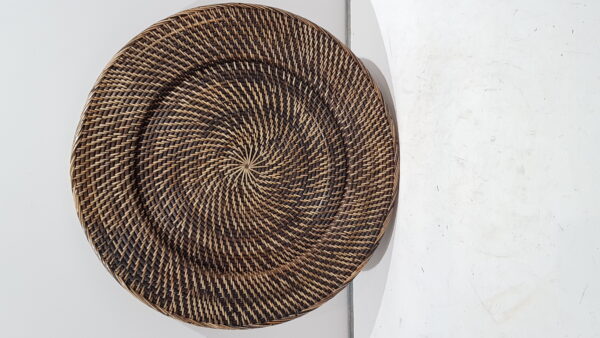 Tray round rattan lombok d50h5cm