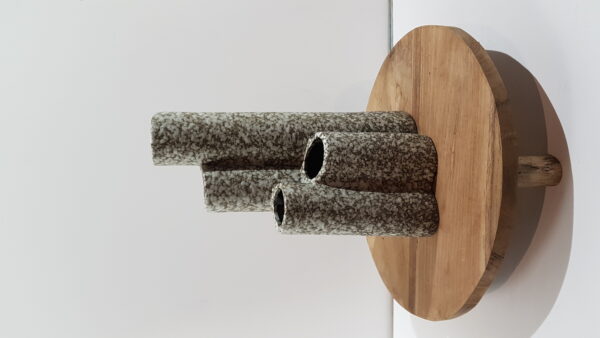 vase ceramic 19×13.4x35cmbrown