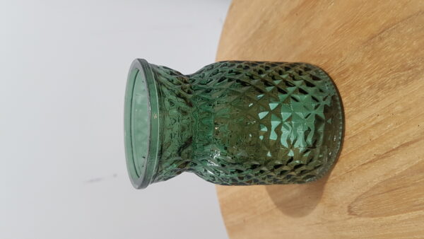 vase sack diamond d7.5h10.5groen