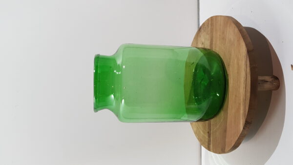 vienne vaas glas groen h335xd21cm