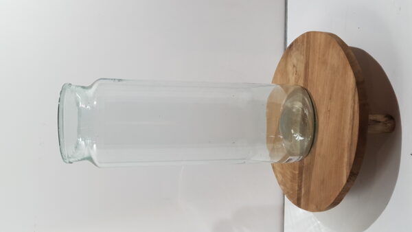 vienne vaas transparant h52x17,5cm