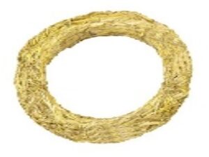 wreath straw h3d20