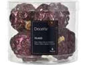 dennenappel glas mix dia5-h7cm - dark ma