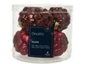 dennenappel glas shiny,matt glitter dia5