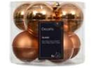 kerstbal glas d7cm brandy 8st