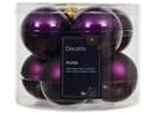 kerstbal glas d7cm vijg 8st