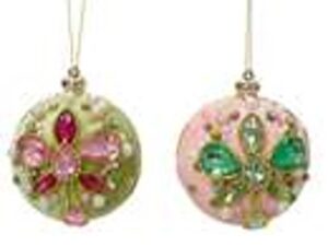 kerstbal plystr/fluwl d8cm grn a2