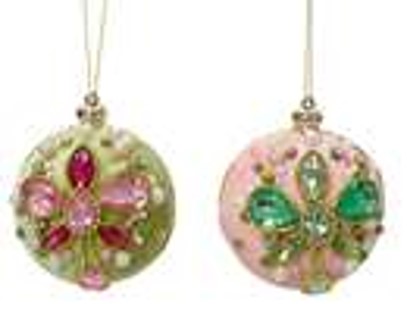 kerstbal plystr/fluwl d8cm grn a2