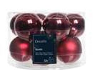 kerstballen glas mix