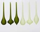 ornament glas 6ass dia6.5-h31cm - assort