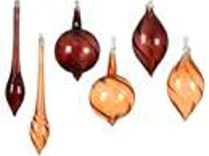 ornament glas d6.5h13.5cm a6