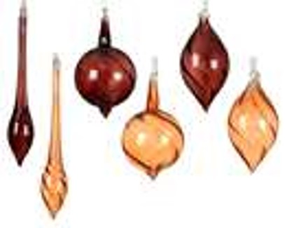 ornament glas d6.5h13.5cm a6