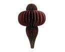ornament papier d9h15cm maroon