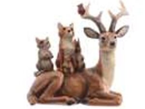 rendier polyresin reindeer animalsl9.5-w