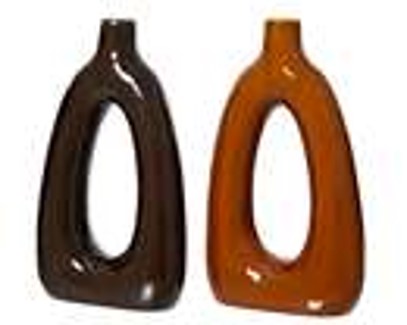 vaas porselein l7b18.5h32cm brn a2